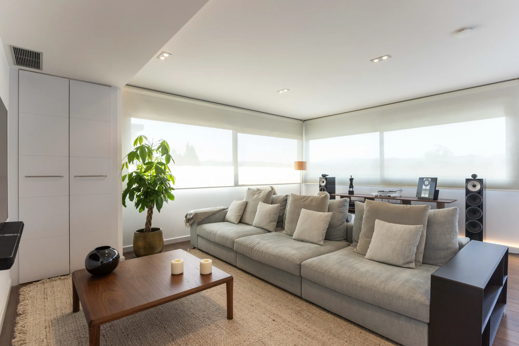living room angle